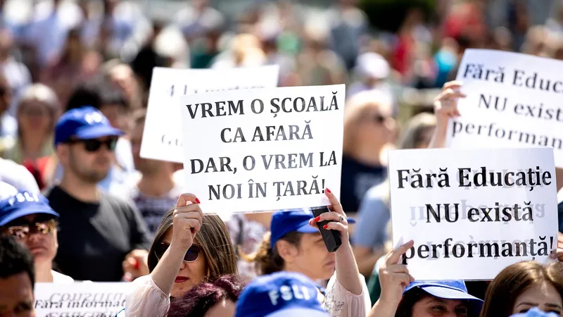 Unii profesori renunță la grevă FOTO: INQUAM PHOTOS/Casian Mitu