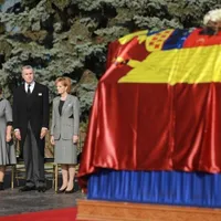 Rămășițele pământești ale Reginei Elena au ajuns în România. Foto Inquam Photos/George Călin