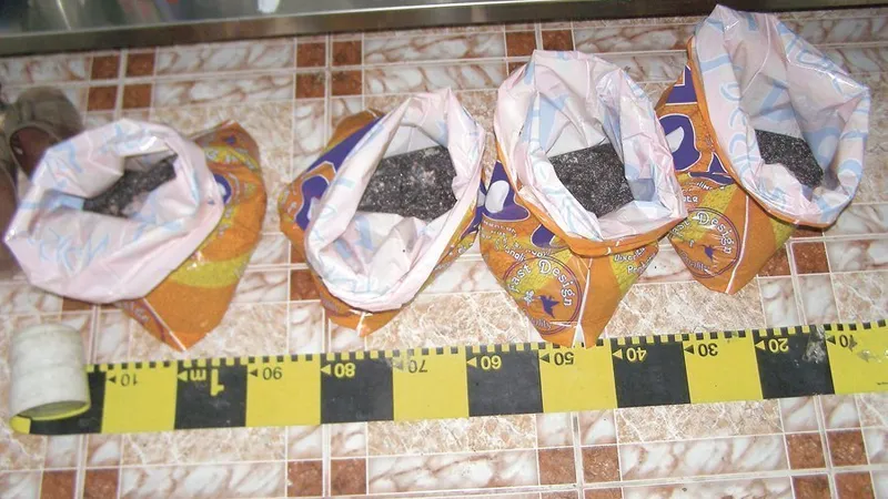 Caviar confiscated from poachers. Photo: Marius Daea