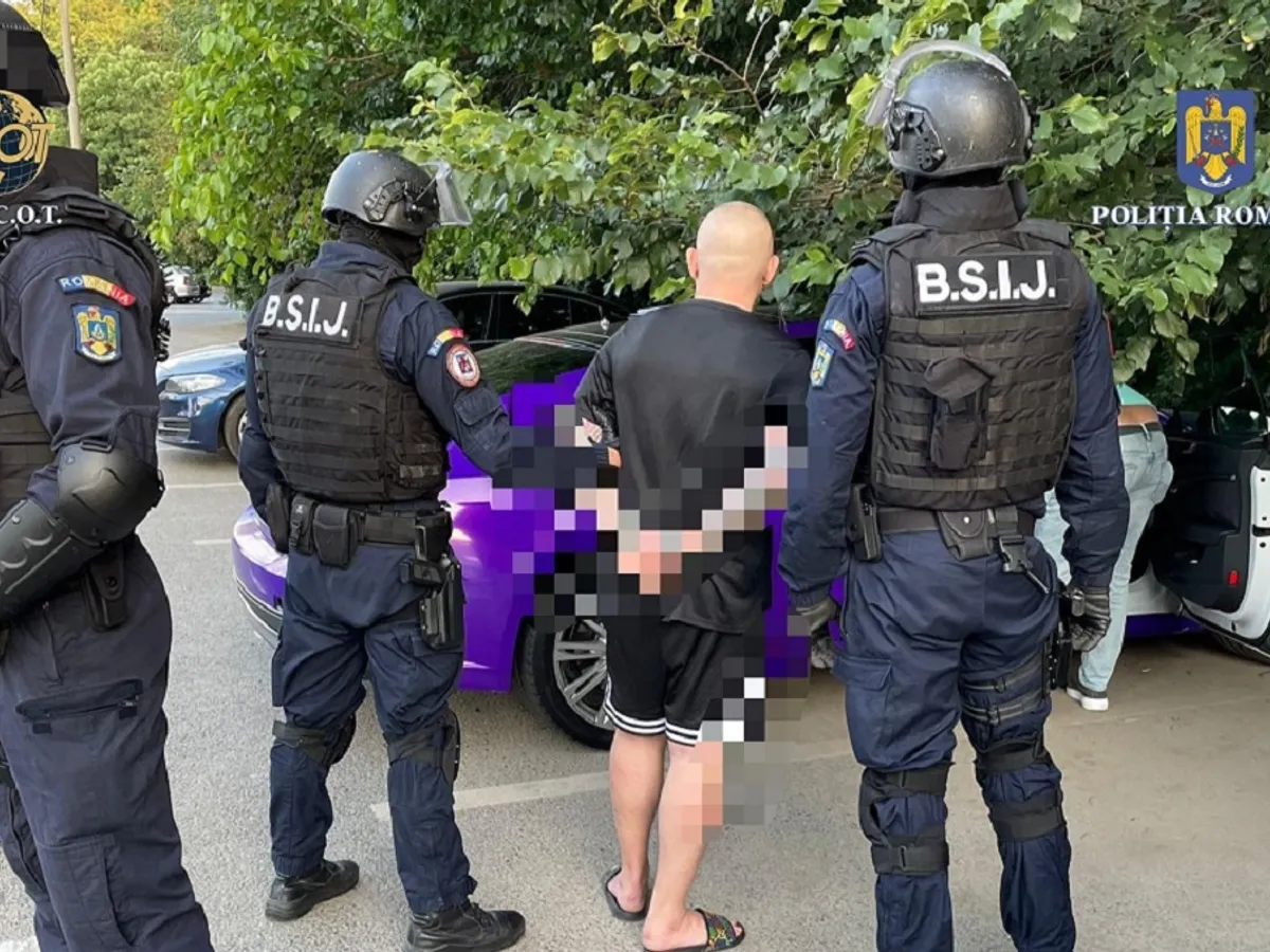 Interlopul Vlad Obu săltat de DIICOT Foto: DIICOT-Poliția Română