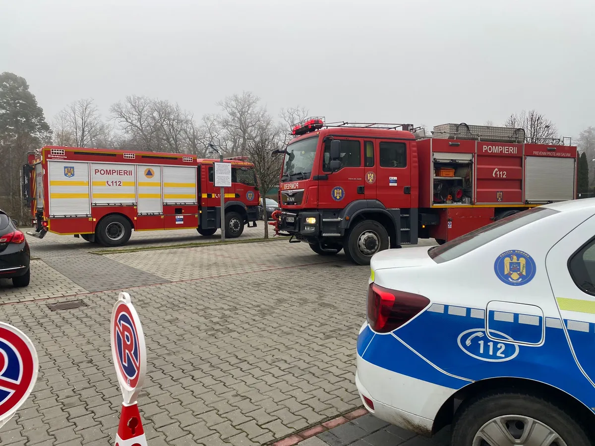 Intervenție la Sibiu- Foto: ISU Sibiu