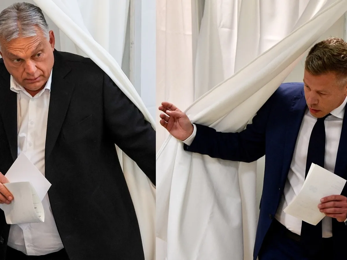 Viktor Orban și Peter Magyar - Foto: Profimedia Images (colaj)