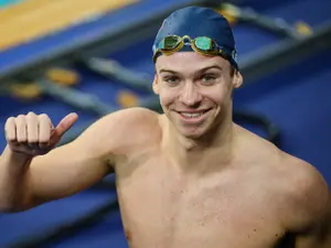 Înotătorul francez Leon Marchand a stabilit un nou record mondial în proba de 200 m mixt - Foto: Profimedia Images