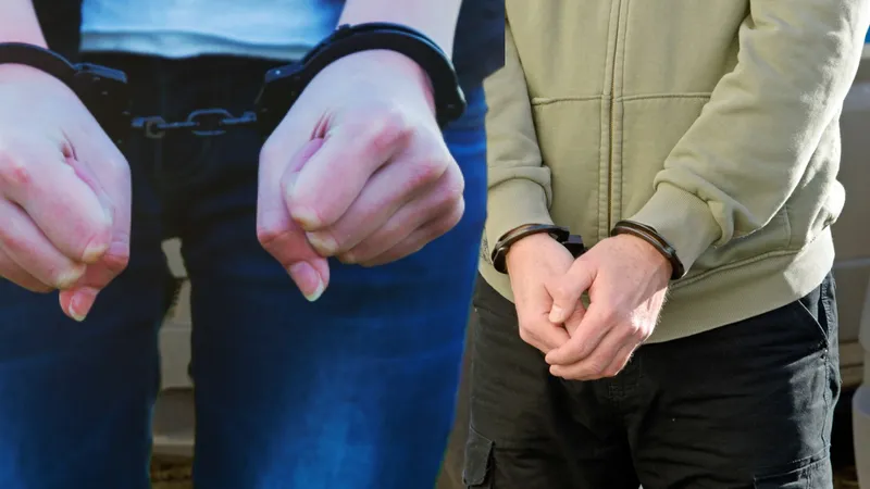 Doi prahoveni, care avea ordin de protecție unul împotriva celuilalt, prinși împreună la furat - Foto: Profimedia images - Caracter ilustrativ