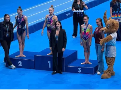 Gimnasta română Ida Waldman a câștigat medalia de bronz la Maccabiah Games 2026 Foto: NWR