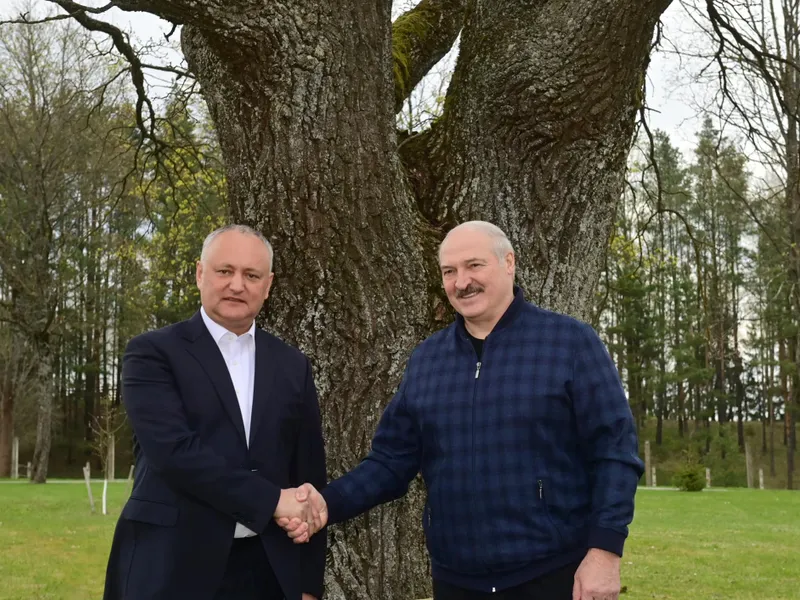 Dodon și Lukashenko Foto: Facebook