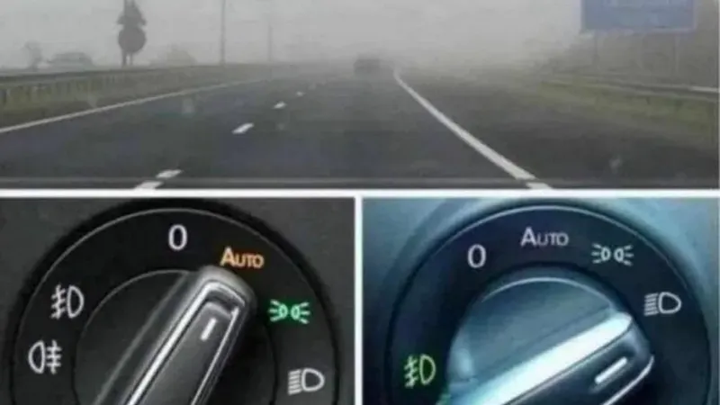 „Greșeala” pe care șoferii o fac pe ceață. Uitați de „AUTO”! DRL-urile nu sunt suficiente - Foto: Facebook/TC 4 HGV