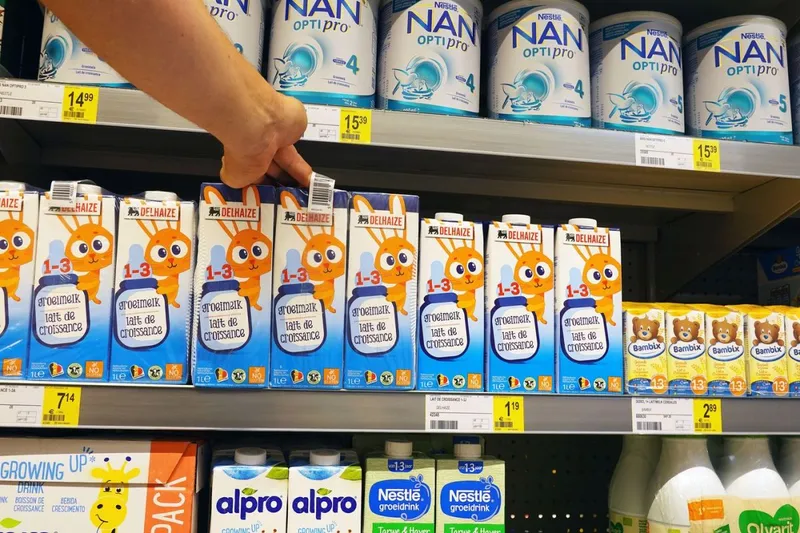 Laptelele praf Nan, de la Nestle, pentru perioada de creştere a sugarilor - Foto: Profimedia Images