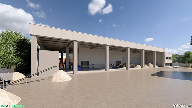 Construcţii Erbaşu, Staţia integrată de sortare și reciclare a deșeurilor din Construcții - Foto: Construcţii Erbaşu