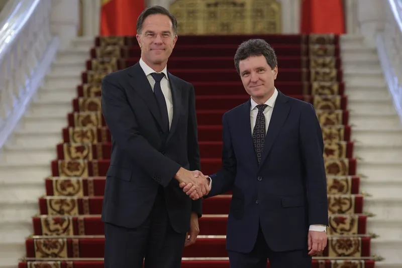 Mark Rutte, întâlnire la Cotroceni cu Nicușor Dan - Foto: Inquam Photos / George Călin