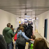 Coada de luni de la Otopeni. Sursă: Imagine trimisă redacției de un cititor