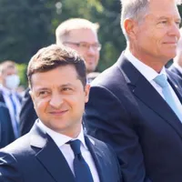 Volodimir Zelenski și Klaus Iohannis, președinții Ucrainei și României/ FOTO: realitatea.md