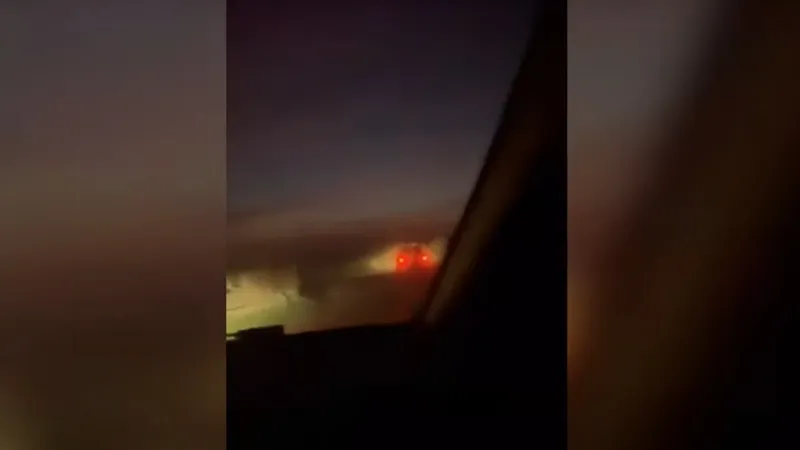 Un șofer de 20 ani a fugit de poliție pe șosea și pe câmp. Motivul? Fără permis, numere false - Foto: captură video