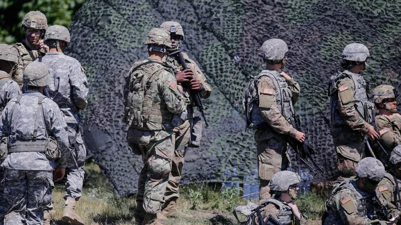 Azi începe exerciţiul multinational Saber Guardian 25. Se va desfăşura în patru poligoane din țară - FOTO: Inquam Photos / George Călin