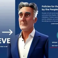 Premieră în alegeri. Un candidat AI va apărea pe buletinele de vot dintr-o țară din lume. Motivul? - Foto: AI-STEVE.CO.UK