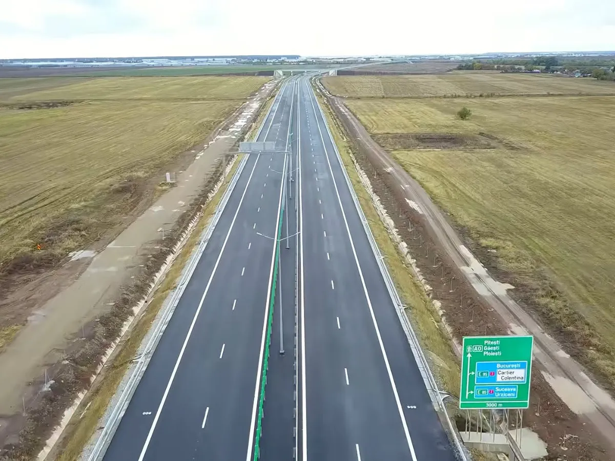 Azi trebuia să se circule pe autostrada chinezească din jurul Capitalei. Darea în trafic, amânată - Foto: Facebook / Horațiu Cosma