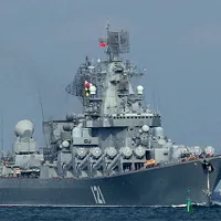 „M-a sunat și plângea din cauza a ceea ce a văzut”, spune mama unui marinar rus de pe nava „Moskva”/FOTO: Twitter/Nexta