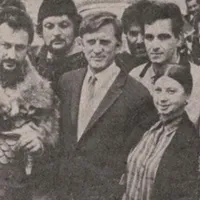 Kirk Douglas în studiourile unde s-a filmat Dacii - Foto: Arhiva