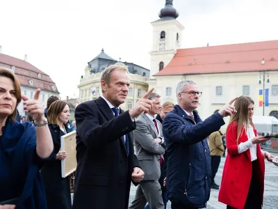 Summit-ul de la Sibiu reunește cele mai importante personalități ale Europei Foto Inquam Photos/Octav Ganea