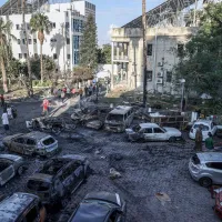Spitalul Al-Ahli, din Gaza, ar fi fost lovit dintr-un cimitir - Foto: Profimedia Images