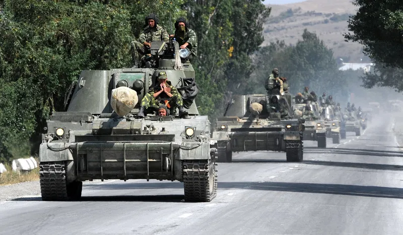 Trupe ruse &icirc;n Georgia - Foto: Profimedia Images