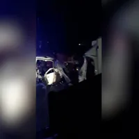 Accident cu 3 morți și 6 răniți în Bacău. Un șofer a adormit la volan și a intrat într-o dubă Foto: captură video Observator video