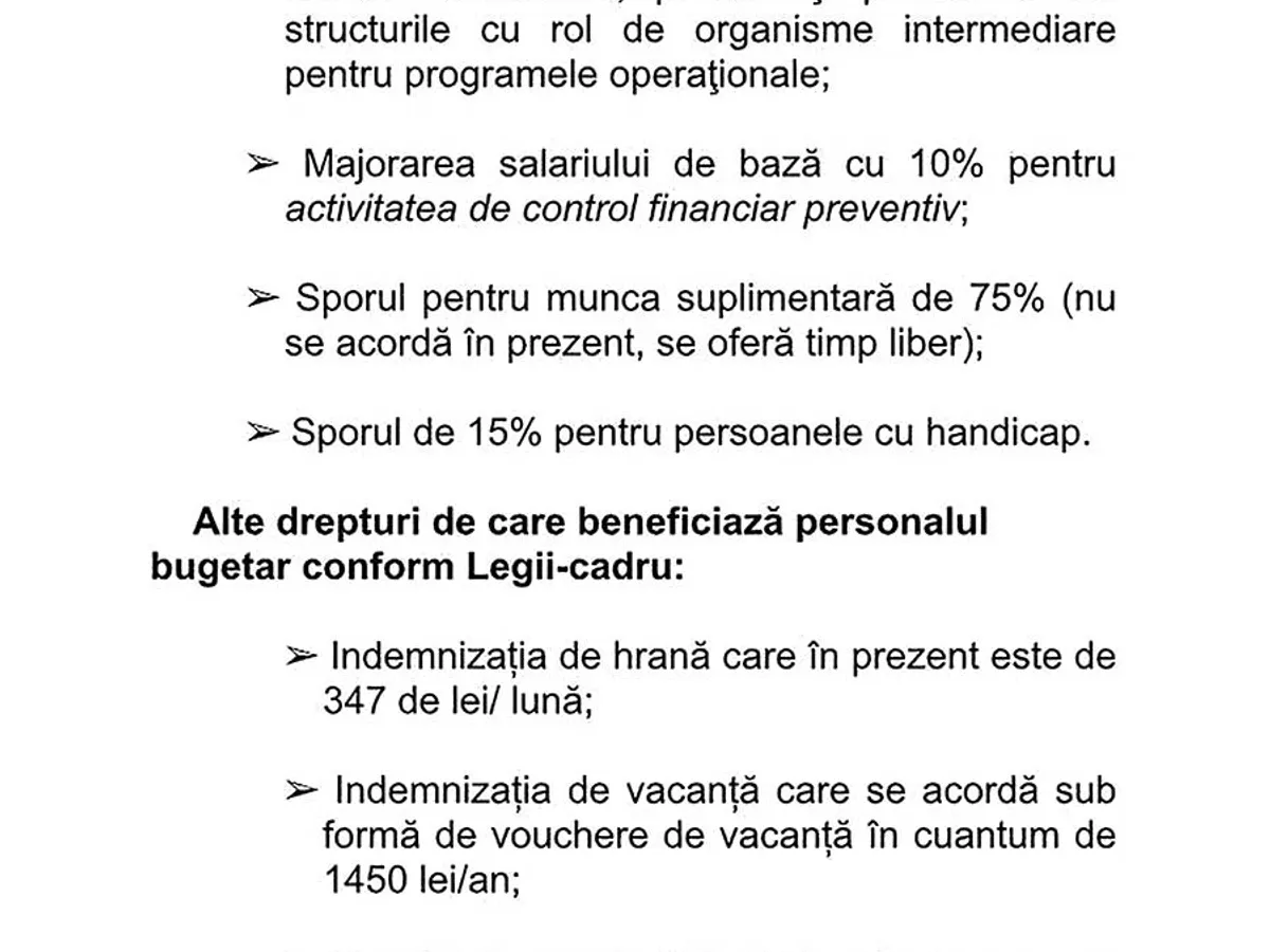PREA MULTE Fostul ministru al Muncii c a identificat 50 de sporuri acordate bugetarilor