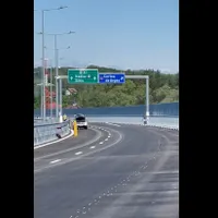 Primul ciot de autostradă inaugurat în 2025. Are 15 km și e gata cu 3 luni mai devreme - Foto: captură video