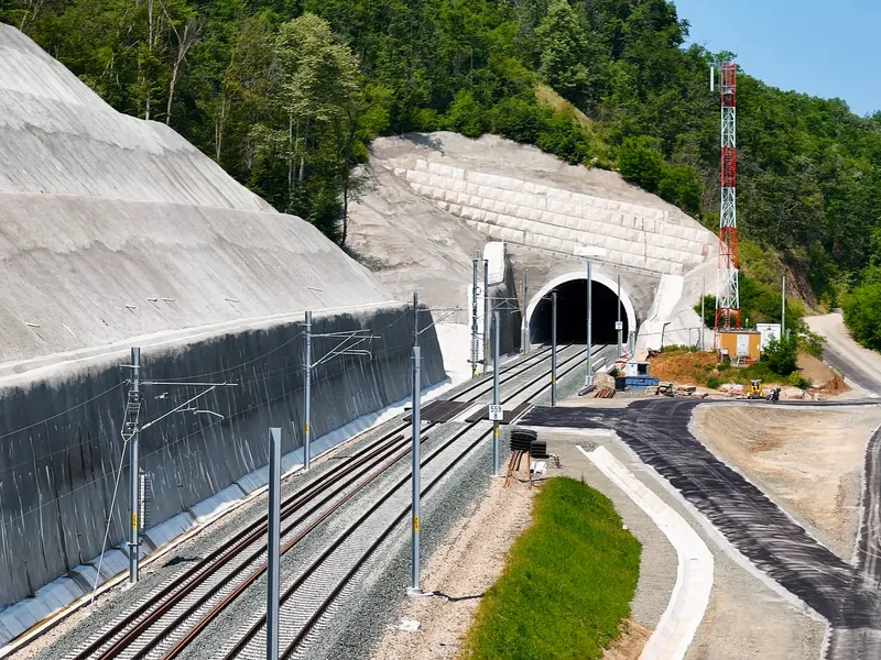„Record”, pe căile ferate din România. Un tunel de 650 metri, terminat în 8 ani. Ce probleme au fost - Foto: Facebook / Asociația Pro Infrastructură