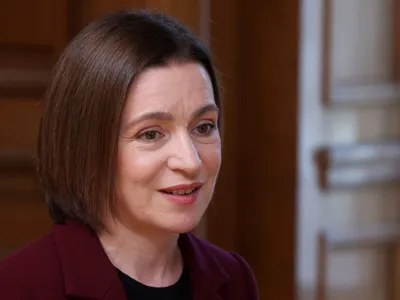 Preşedintele Republicii Moldova, Maia Sandu, la o întâlnire cu premierul grec Kyriakos Mitsotakis - Foto: Profimedia Images