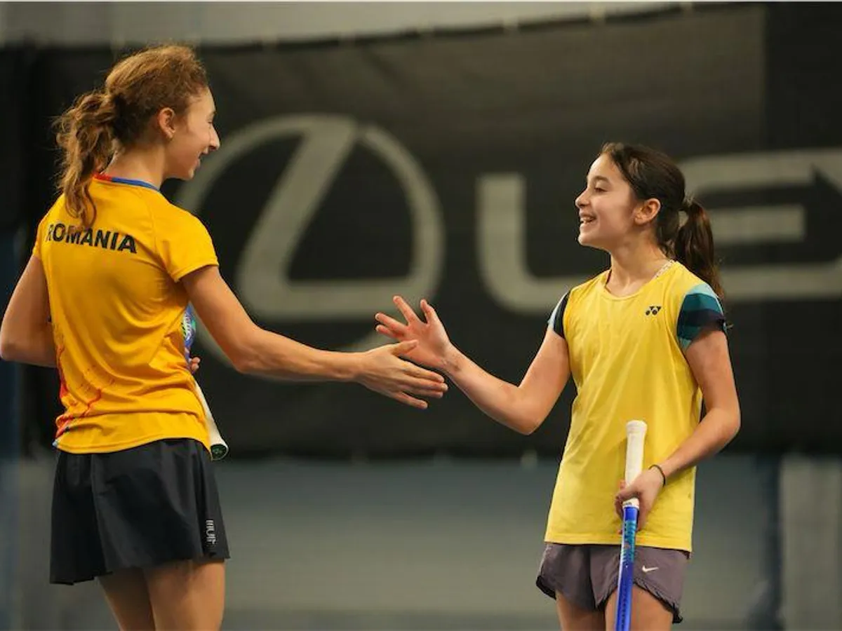 Echipa feminină U14 a României a câștigat Campionatul European Indoor – Winter Cup - Foto: Facebook / Federaţia Română de Tenis