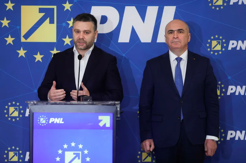 Ciprian Ciucu și Ilie Bolojan - Foto: INQUAM PHOTOS / Mălina Norocea