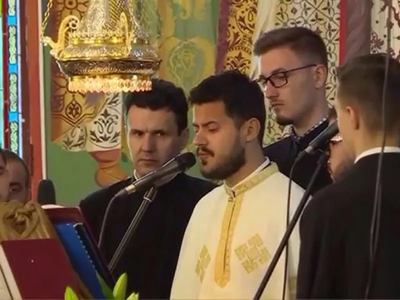 Preotul Cristian Preda din Vidra, județul Ilfov Foto: captură Youtube