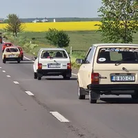Întoarcere în timp: O coloană de Oltcit-uri a defilat de la București la Giurgiu și înapoi Foto: B. Tănase