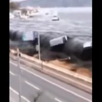 Tsunami în Turcia și Siria, după cutremure. / Foto: captură video