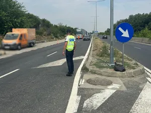 Restricții de circulație, anunțate de CNAIR, din cauza caniculei - Foto: Poliția Română (cu rol ilustrativ)