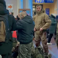 Voluntari din Belarus se îndreaptă spre Kiev/foto: aa.com.tr