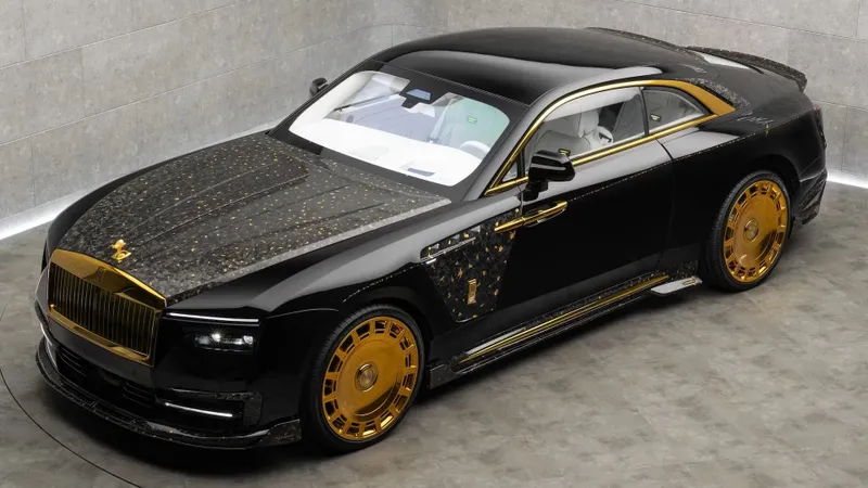 Cum arată Rolls-Royce-ul 100% electric cu jante din aur masiv. Costă circa 1.500.000 € - Foto: Mansory