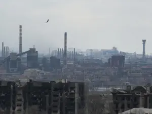 Combinatul Azovstal din Mariupol/ FOTO: Profimedia