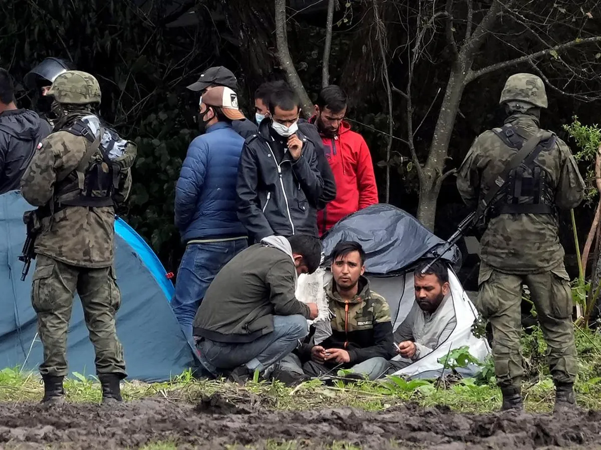 Germania respinge primirea migranţilor blocaţi la graniţa belaruso-polonă şi cere repatrierea lor. / Foto: euronews.com