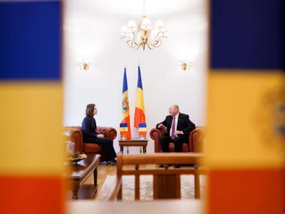 Maia Sandu și Traian Băsescu - Foto: Facebook / Maia Sandu