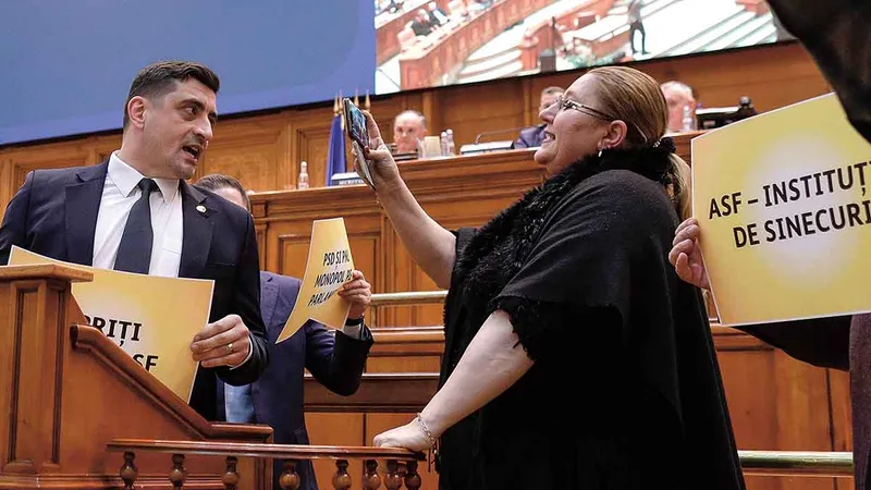 George Simion și Diana Șoșoacă au trecut repede de la dragoste la ură - Foto: INQUAM PHOTOS/ Octav Ganea