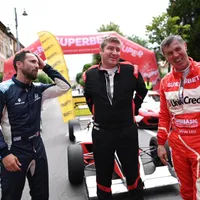 Jerome France, Dani Oțil și Mihai Leu. Foto: Federatia Romana de Automobilism Sportiv, Facebook