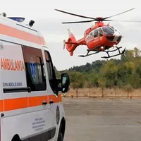Accident grav pe DN1 provocat de un șofer de 77 de ani. Elicopterul SMURD la faţa locului - Foto: Facebook/ Ambulanța - Caracter ilustrativ