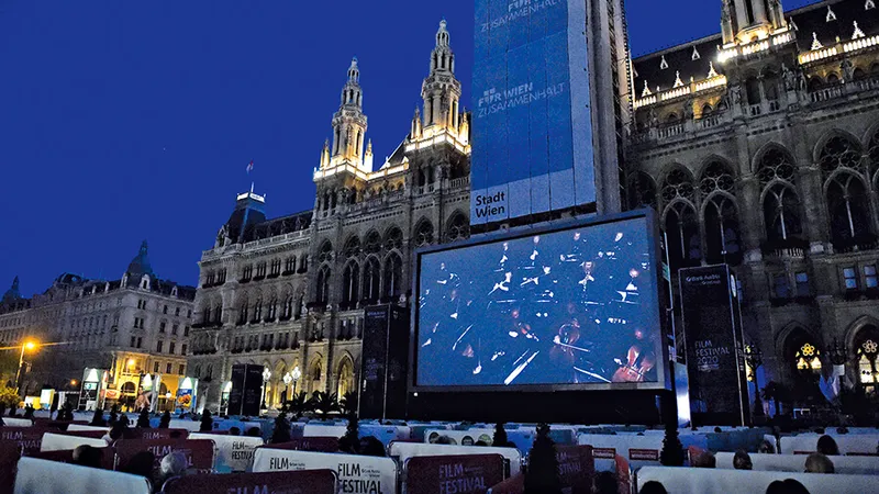 Rathausplatz - Viena, Austria