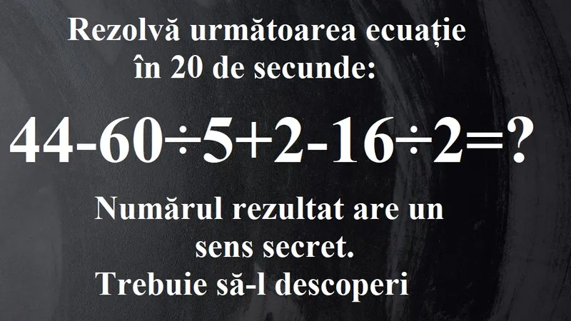 Problemă de matematică Foto: Newsweek