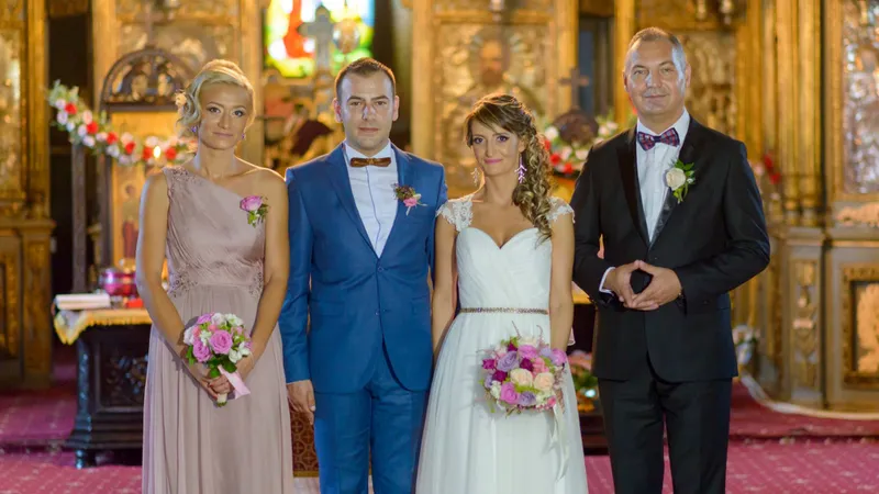 Mircea și Georgiana Drăghici, nași. Și de căsătorie, și de buget/FOTO: ziarulargesenilor.ro