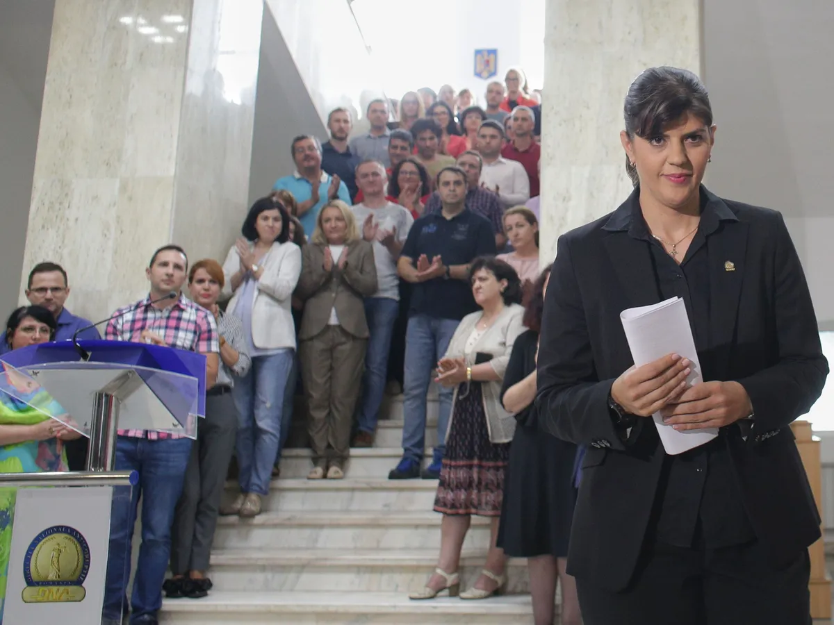 Laura Codruța Kovesi, primele declarații după revocarea din funcție. FOTO: Inquam Photos - Octav Ganea