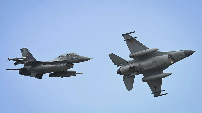 Ceremonia de inaugurare a Centrului European de Instruire F-16 de la baza aeriana 86 de la Fetesti, 13 noiembrie 2023 - Foto: INQUAM PHOTOS / Eduard Vinatoru
