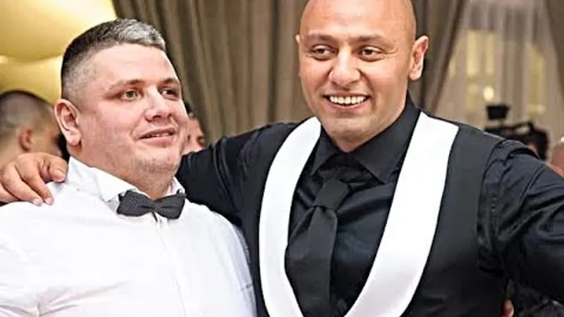 Mircea Nebunu și Romi Neguș la nunta interlopului din Oradea din 2018 Foto: Facebook